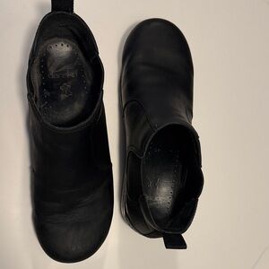 Dansko Black Leather Loafers